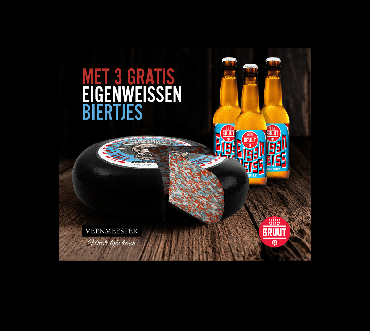 NIEUW Veenmeester Beer and Burger Cheese